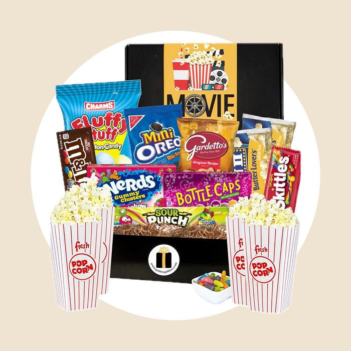 Family Movie Night Gift Basket