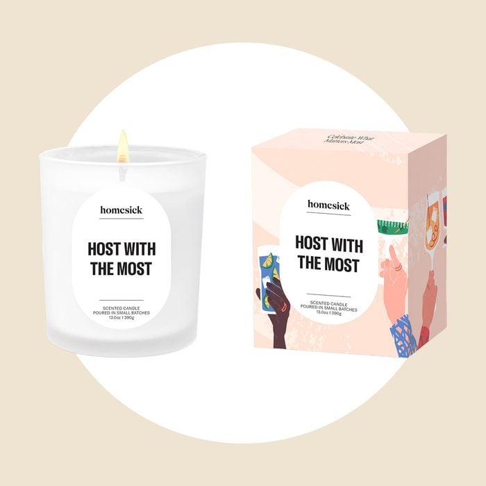 Host With The Most Candle Via Homesick.com