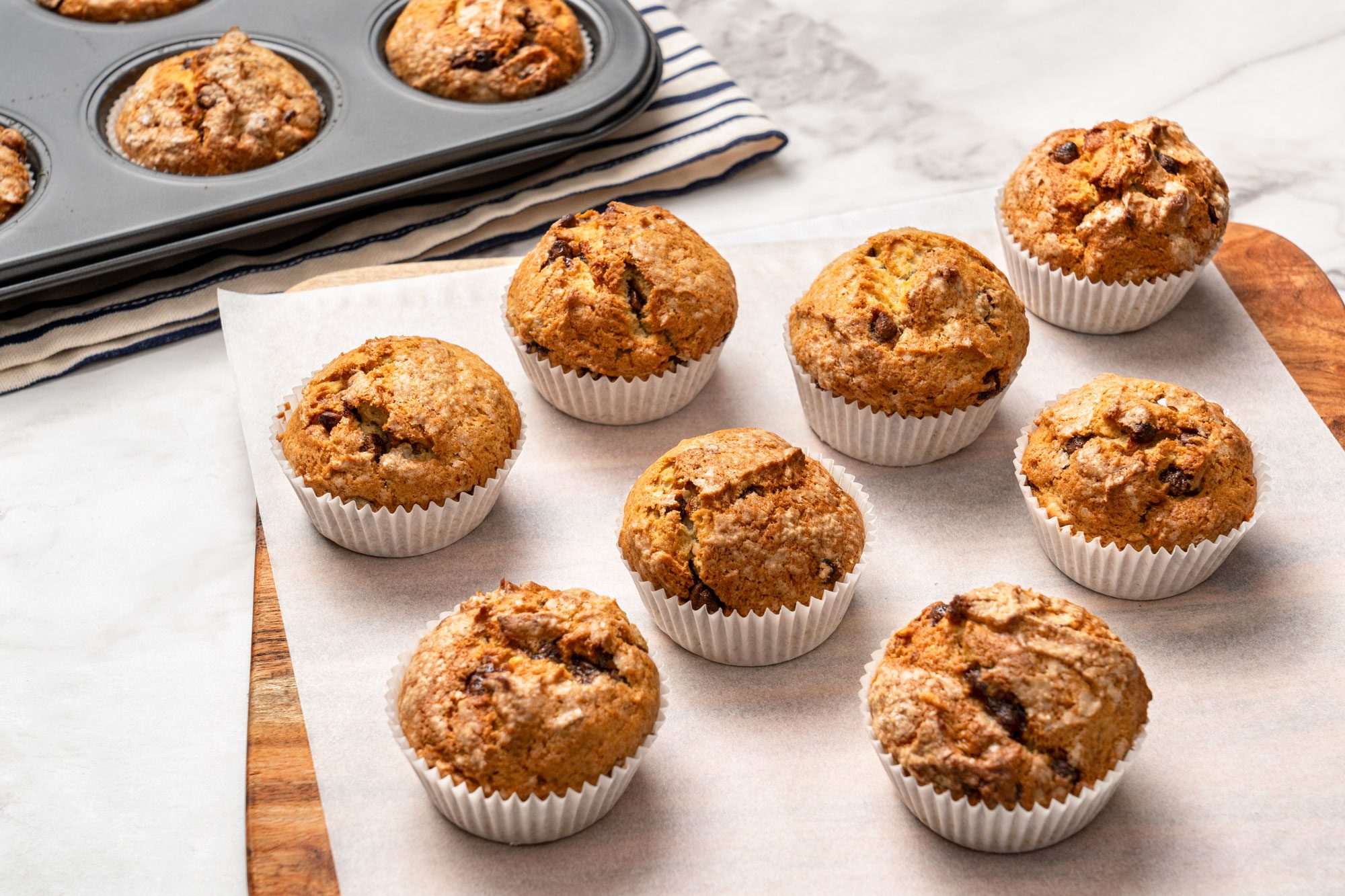 3/4 shot of Monkey Muffins