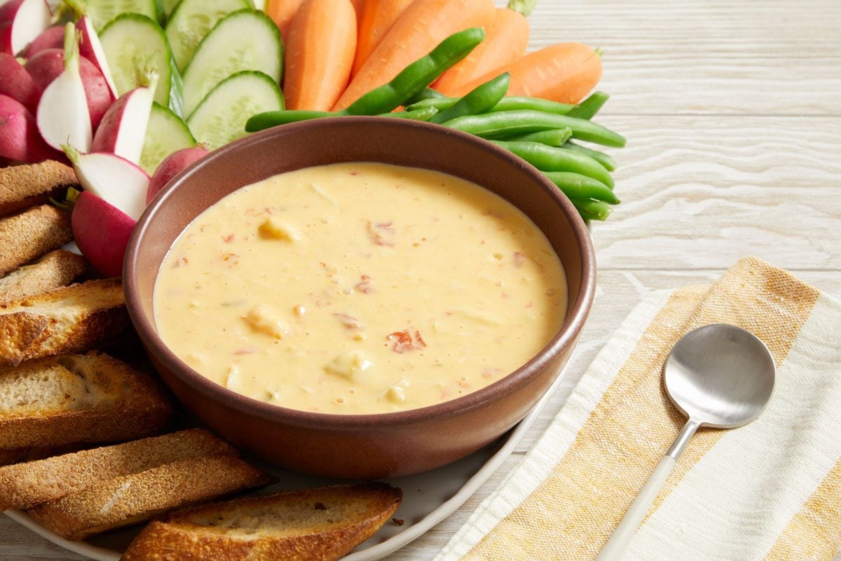 3/4 shot of Seafood Cheese Dip