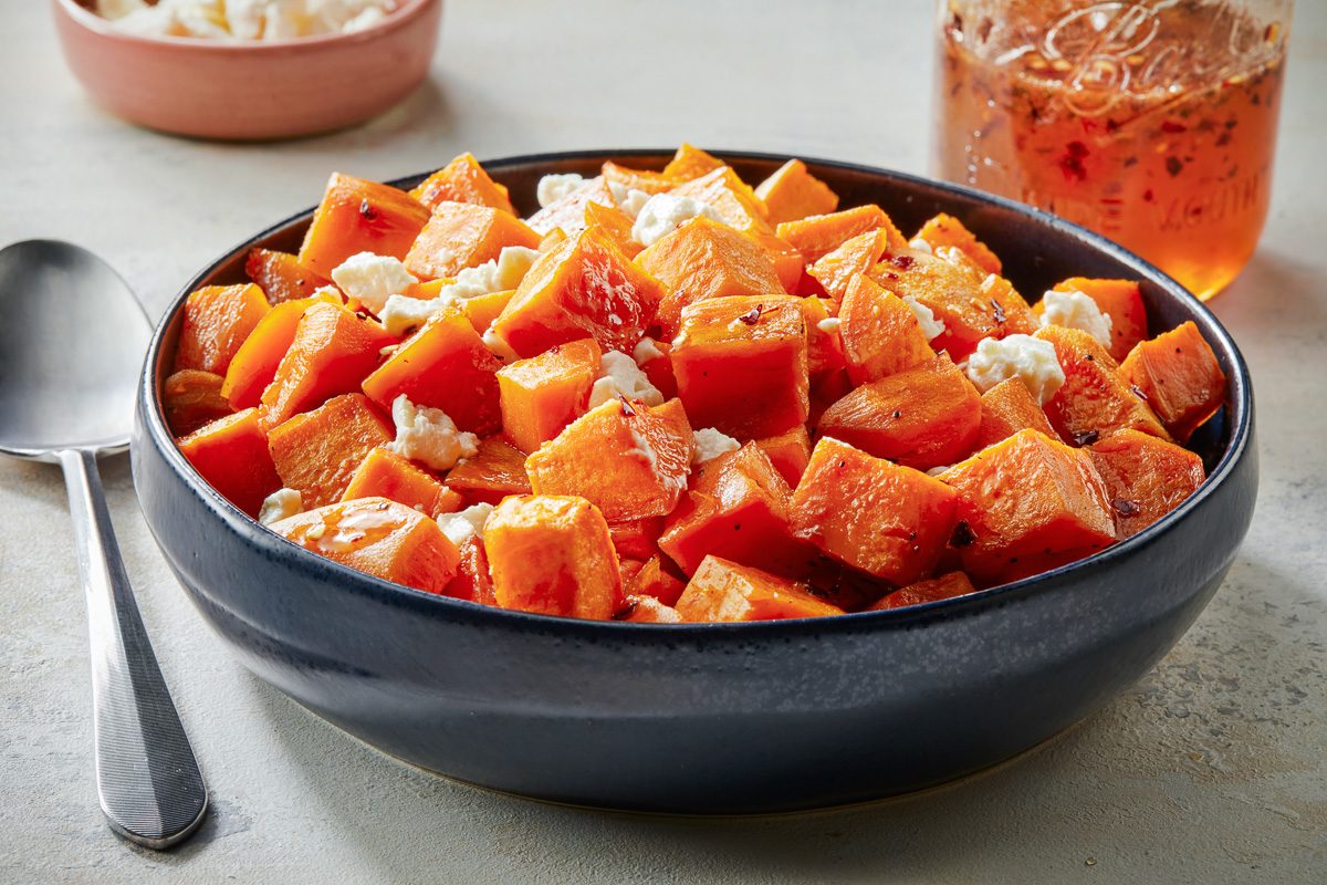 Sweet Potatoes With Hot Honey