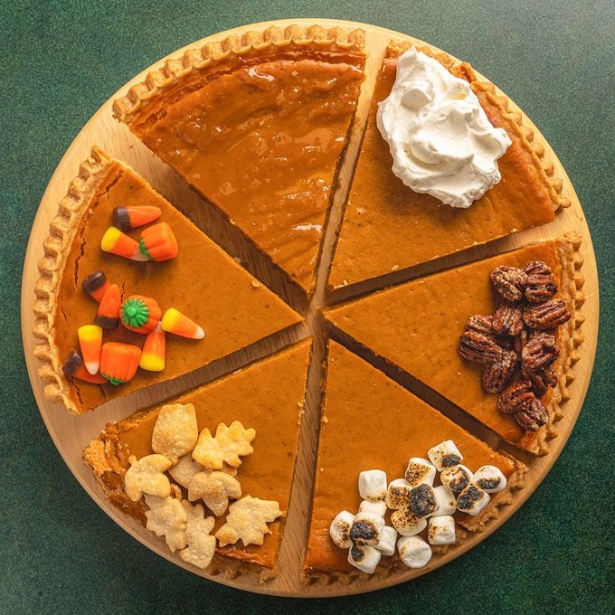 The Costco Pumpkin Pie Is Back Pie Slices