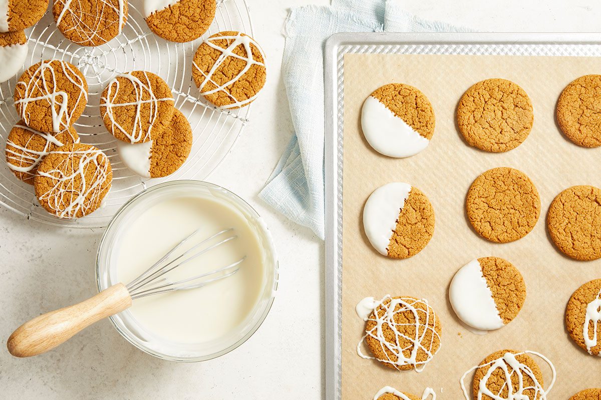 Dipped Gingersnaps