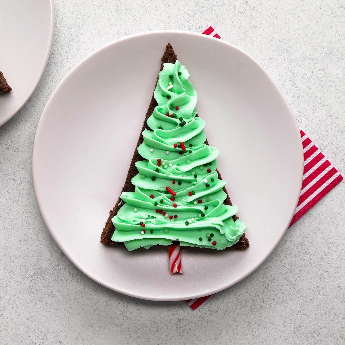 Christmas Tree Brownies