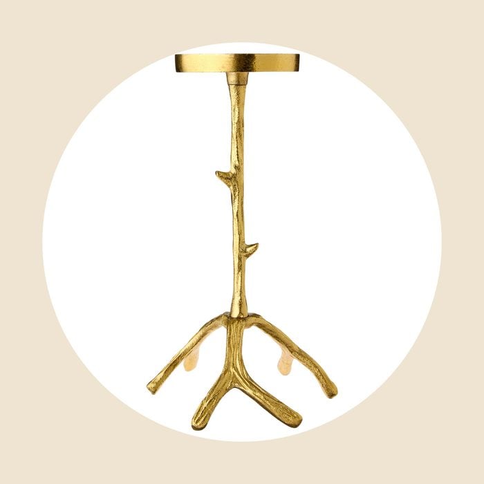 Gold Antler Candle Holder Via Walmart.com