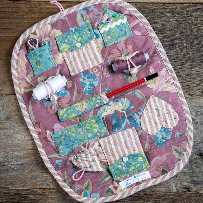 Patchwork Roll Up Sewing Kit Via Modernprairie.com