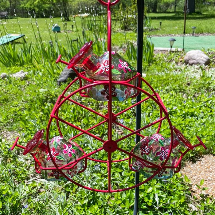 Uncommon Goods Ferris Wheel Hummingbird Feeder