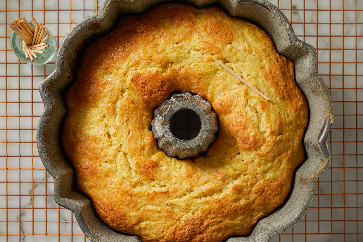 baked Yellow Squash Cake 
