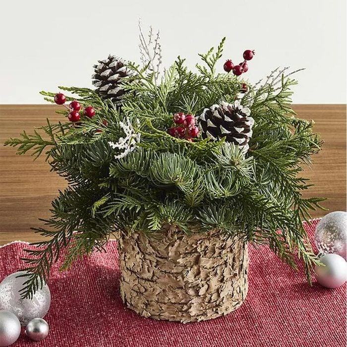 Holiday Rustic Centerpiece Via Bouqs.com