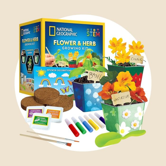 National Geographic Flower & Herb Gardening Kit Via Amzon.com