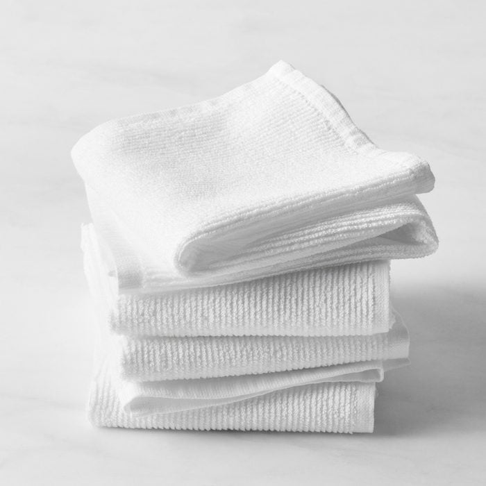 A Guide To Ina Gartens Recommended Products White Dish Towels Via Williams Sonoma.com