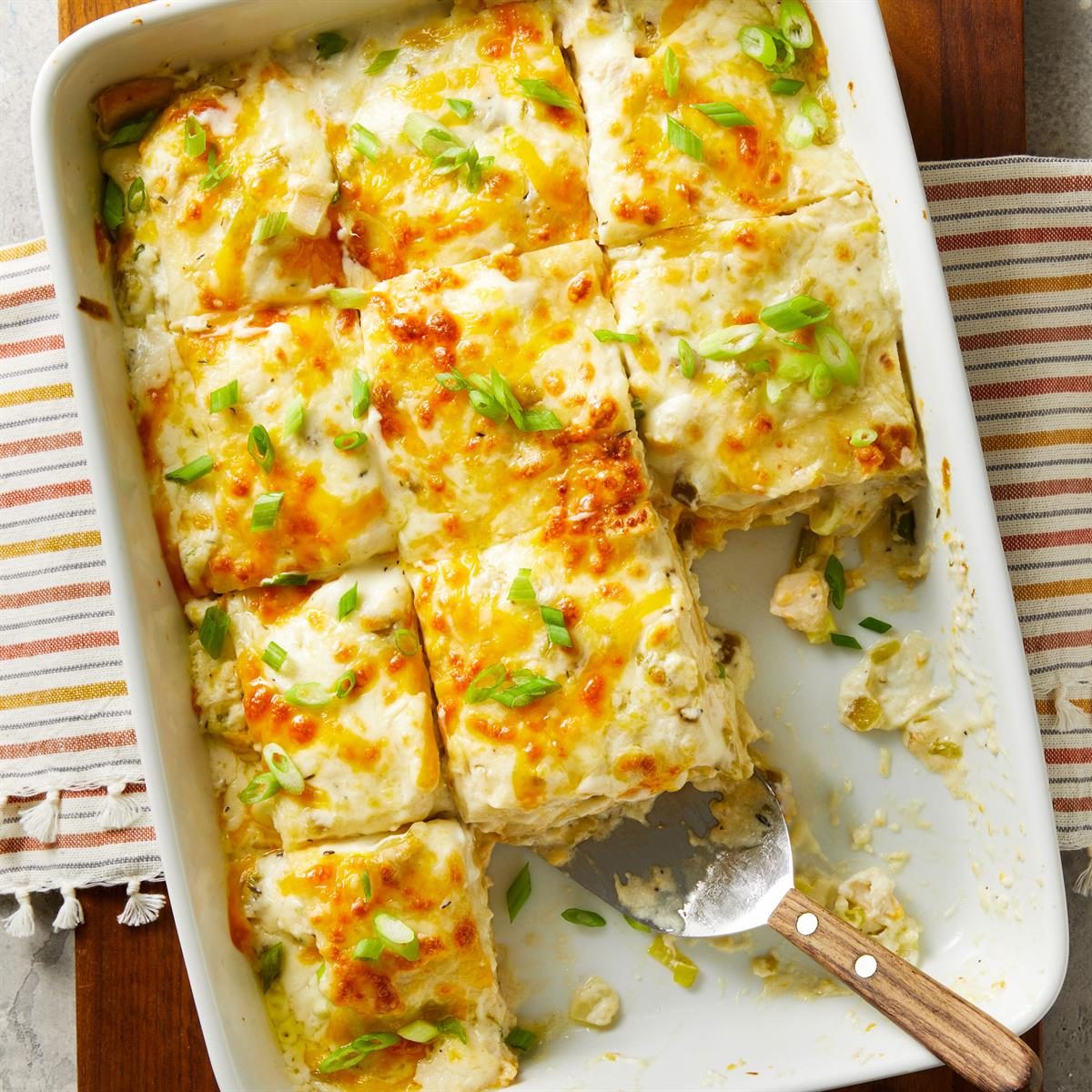 Chicken Chile Lasagna