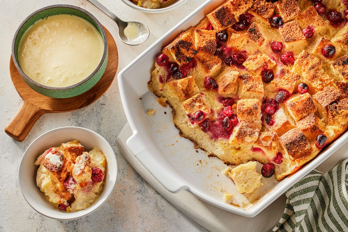 Cranberry Bread Pudding