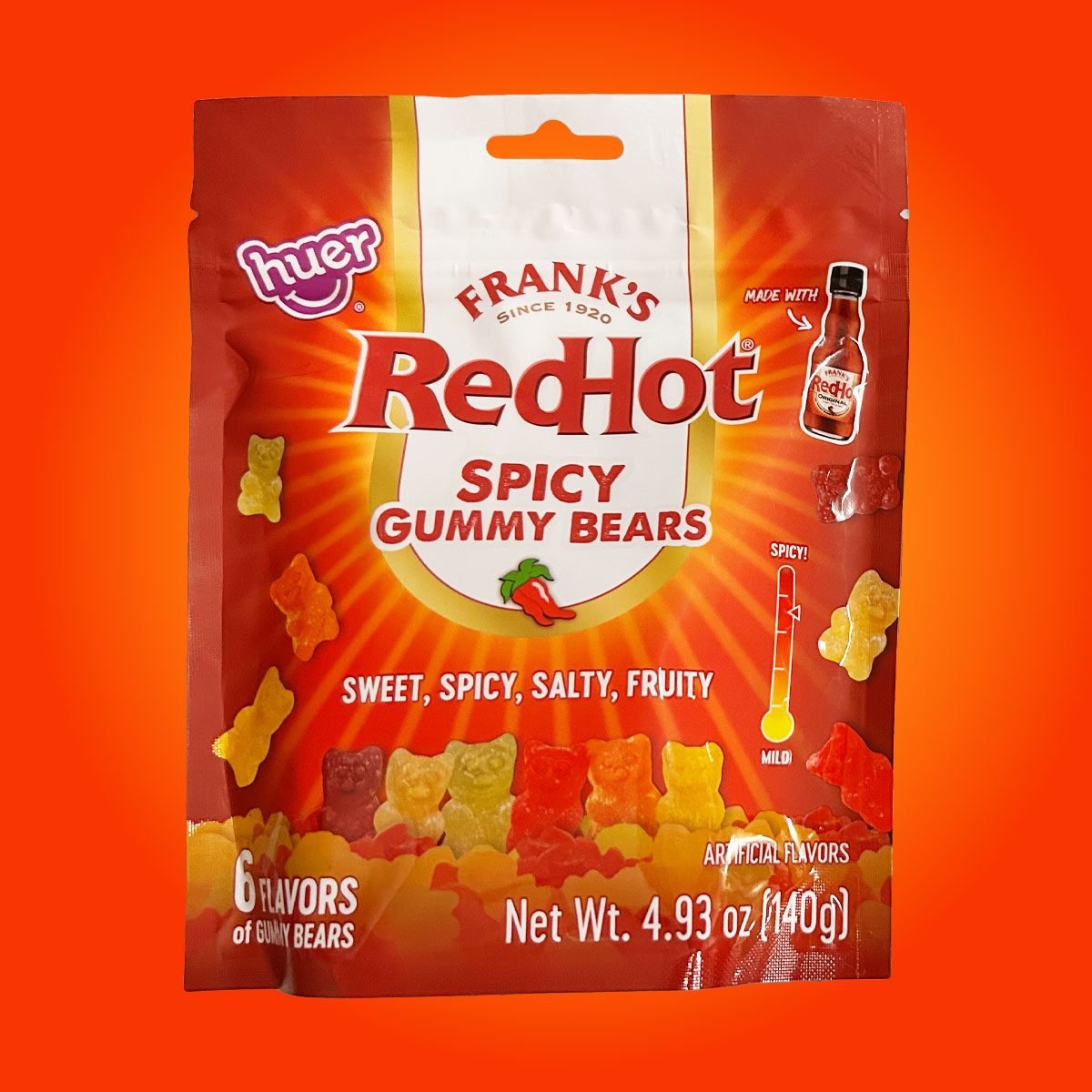 I Tried Frank’s RedHot Spicy Gummy Bears, and They’re My New Go-To Candy