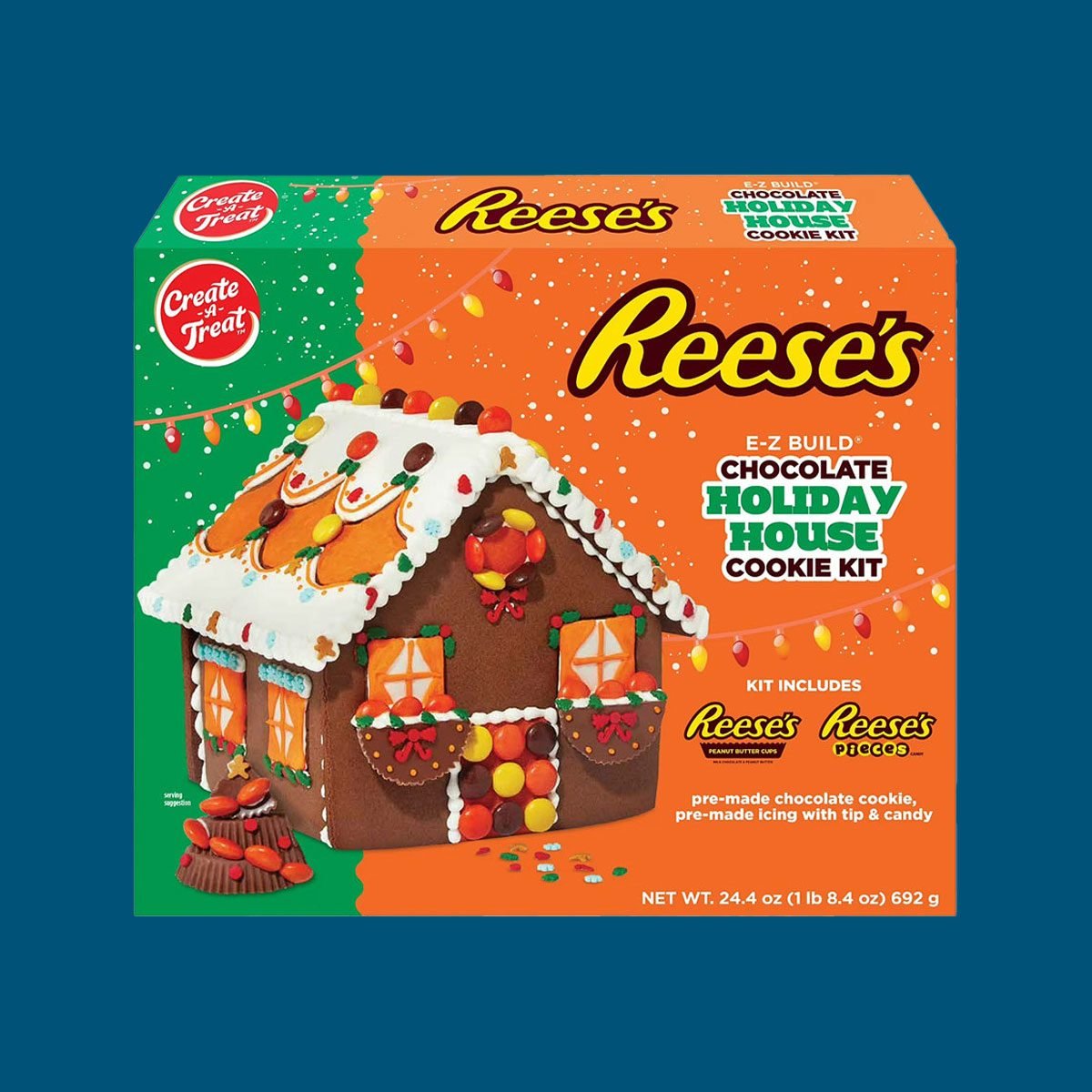 Reeses Chocolate Holiday House Cookie Kit
