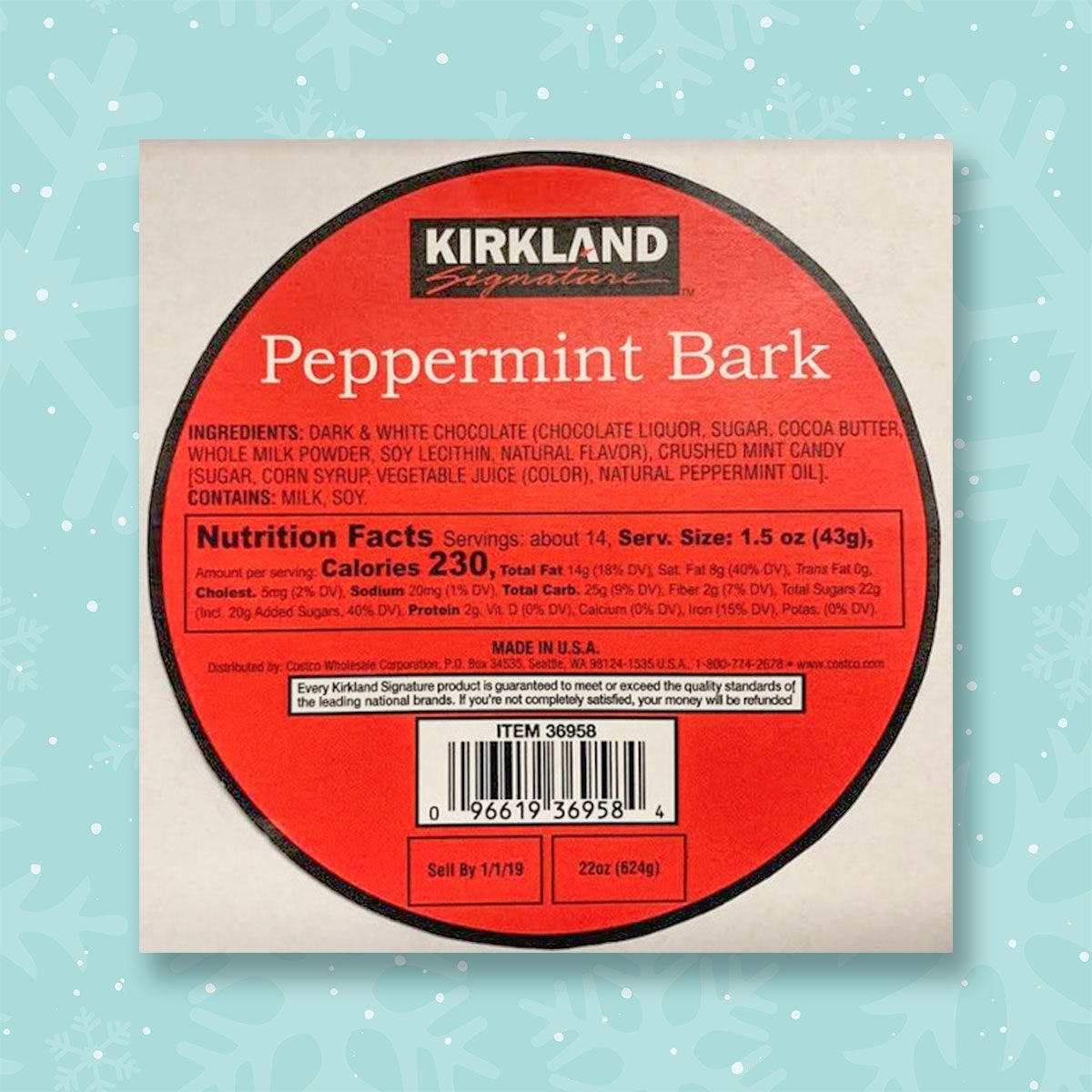Kirkland Signature Peppermint Bark