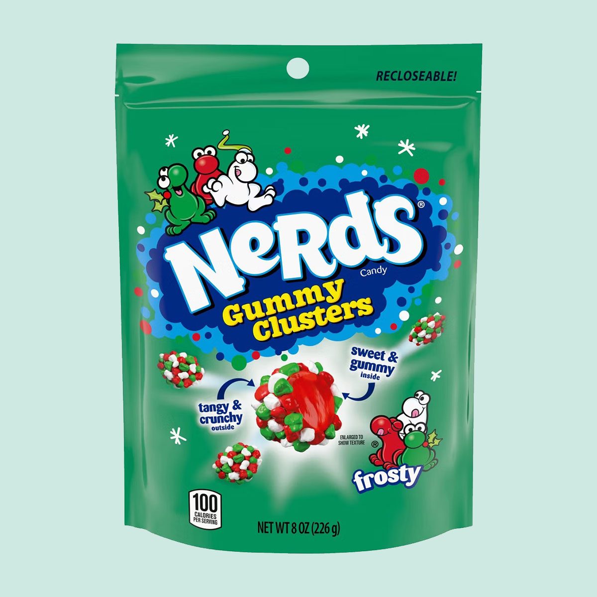 Nerds Christmas Gummy Candy Clusters Stocking Stuffers