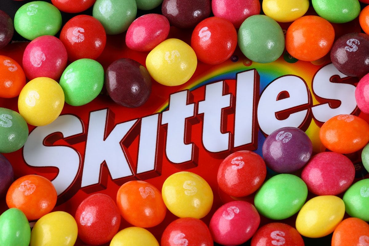Skittles is a fruit-flavoured sweets, produced by Wm